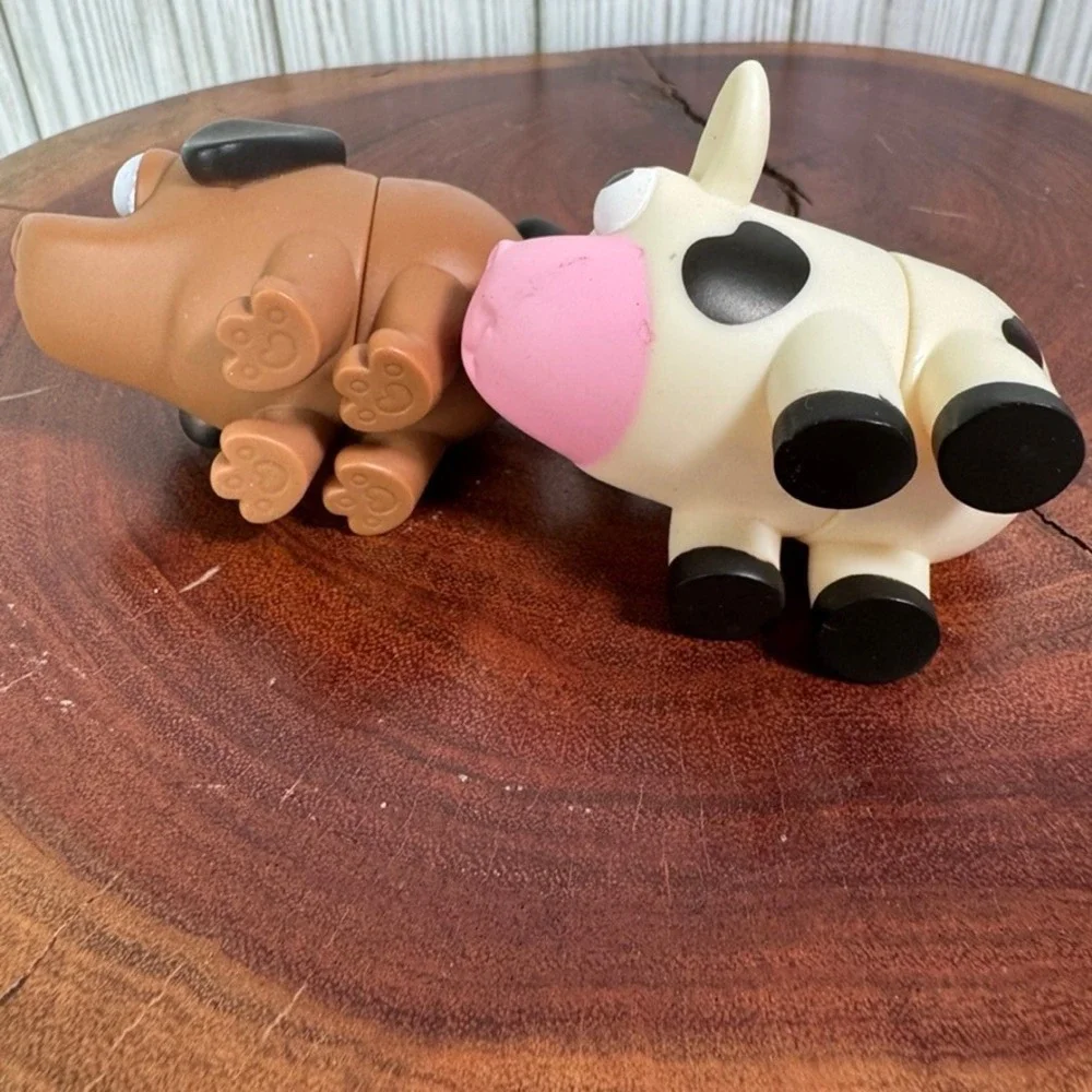 Battat Pop-it Buddies Mix and Match Cow and Dog Toddler Toy Set